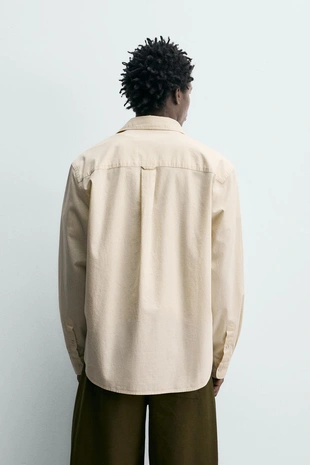 Рубашка из фактурного хлопка- Заказать в России