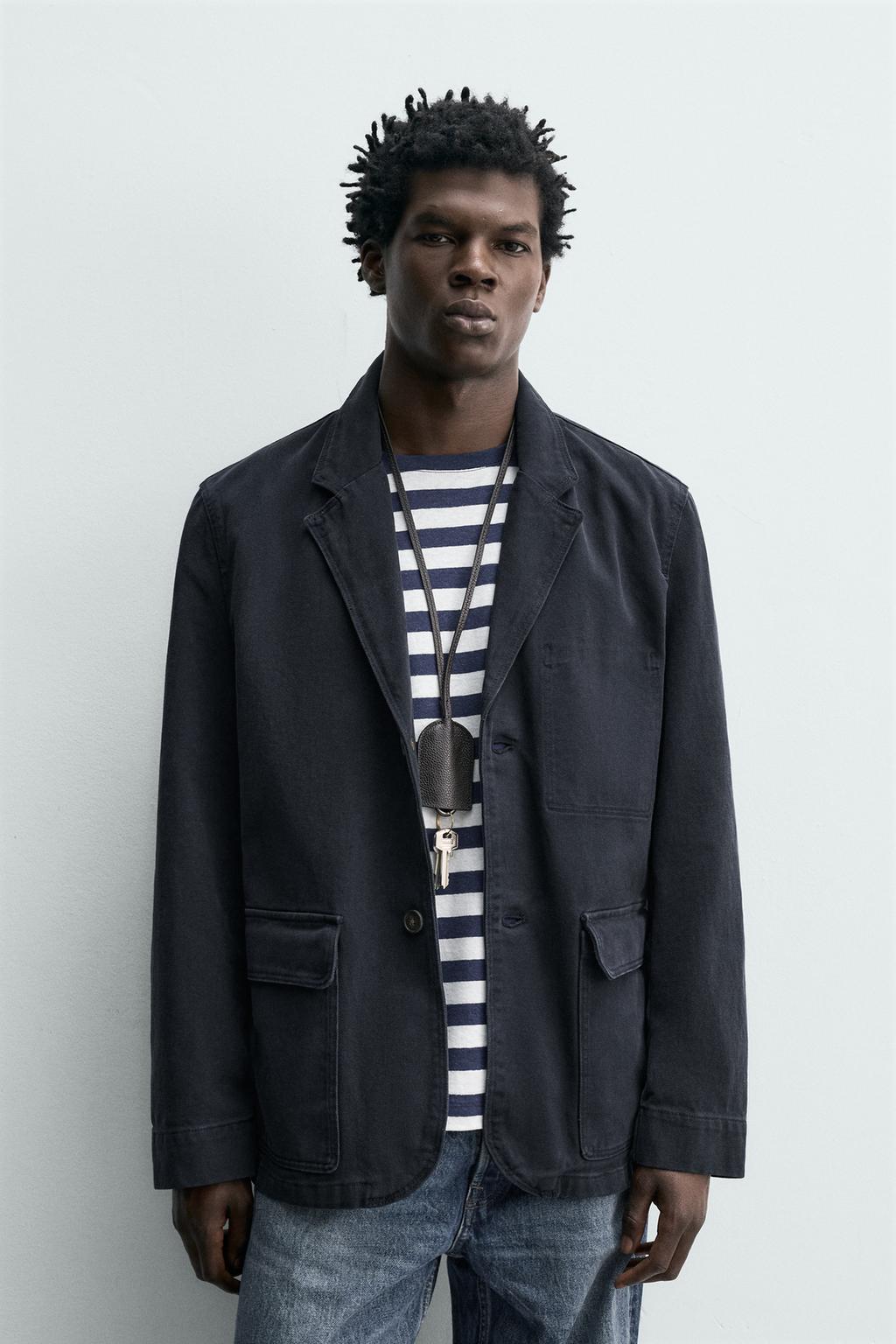 БЛЕЙЗЕР RELAXED FIT ИЗ ХЛОПКА