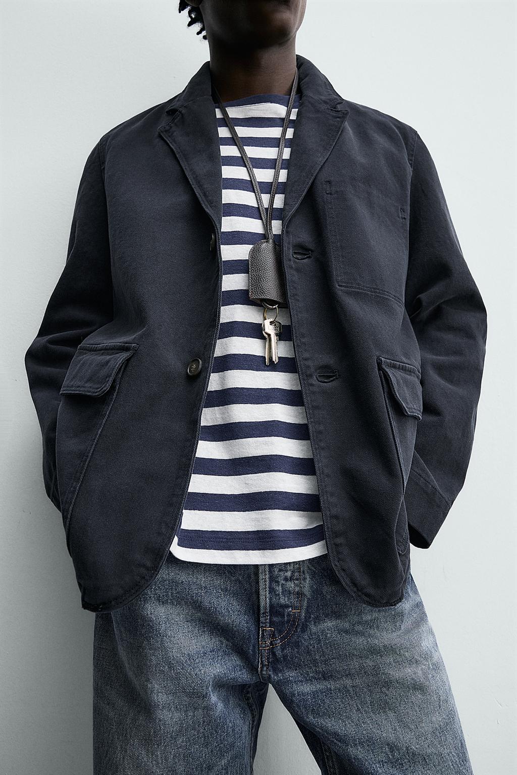 БЛЕЙЗЕР RELAXED FIT ИЗ ХЛОПКА