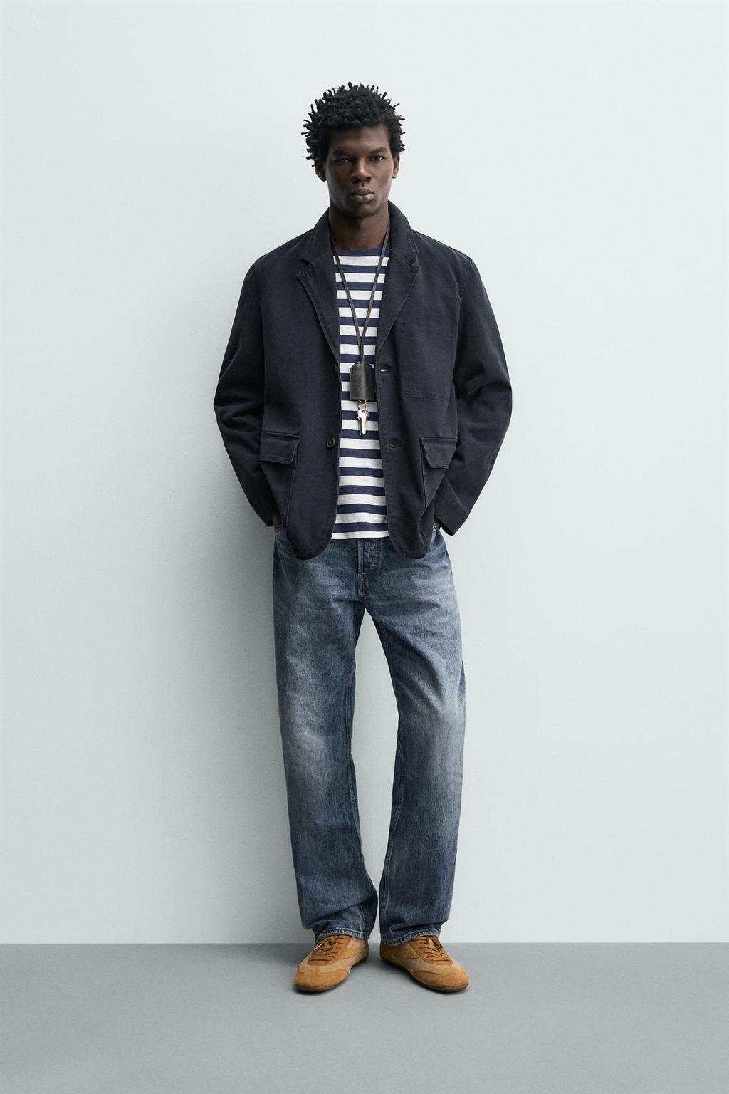 БЛЕЙЗЕР RELAXED FIT ИЗ ХЛОПКА