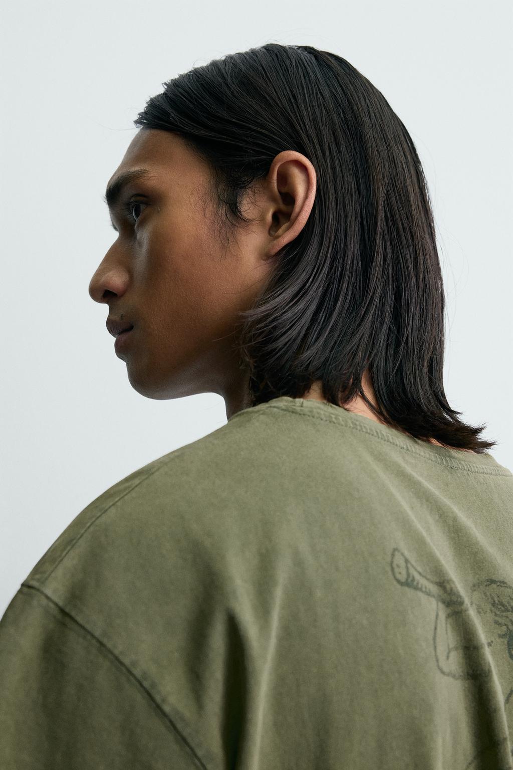 ФУТБОЛКА RELAXED FIT С ПРИНТОМ «РУСАЛКА»