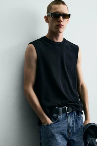 Майка из хлопкового трикотажа- Заказать в России