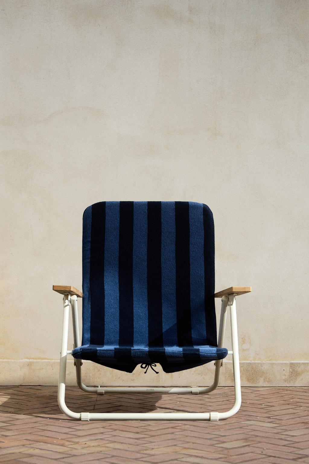 Покрывало для пляжного кресла в полоску