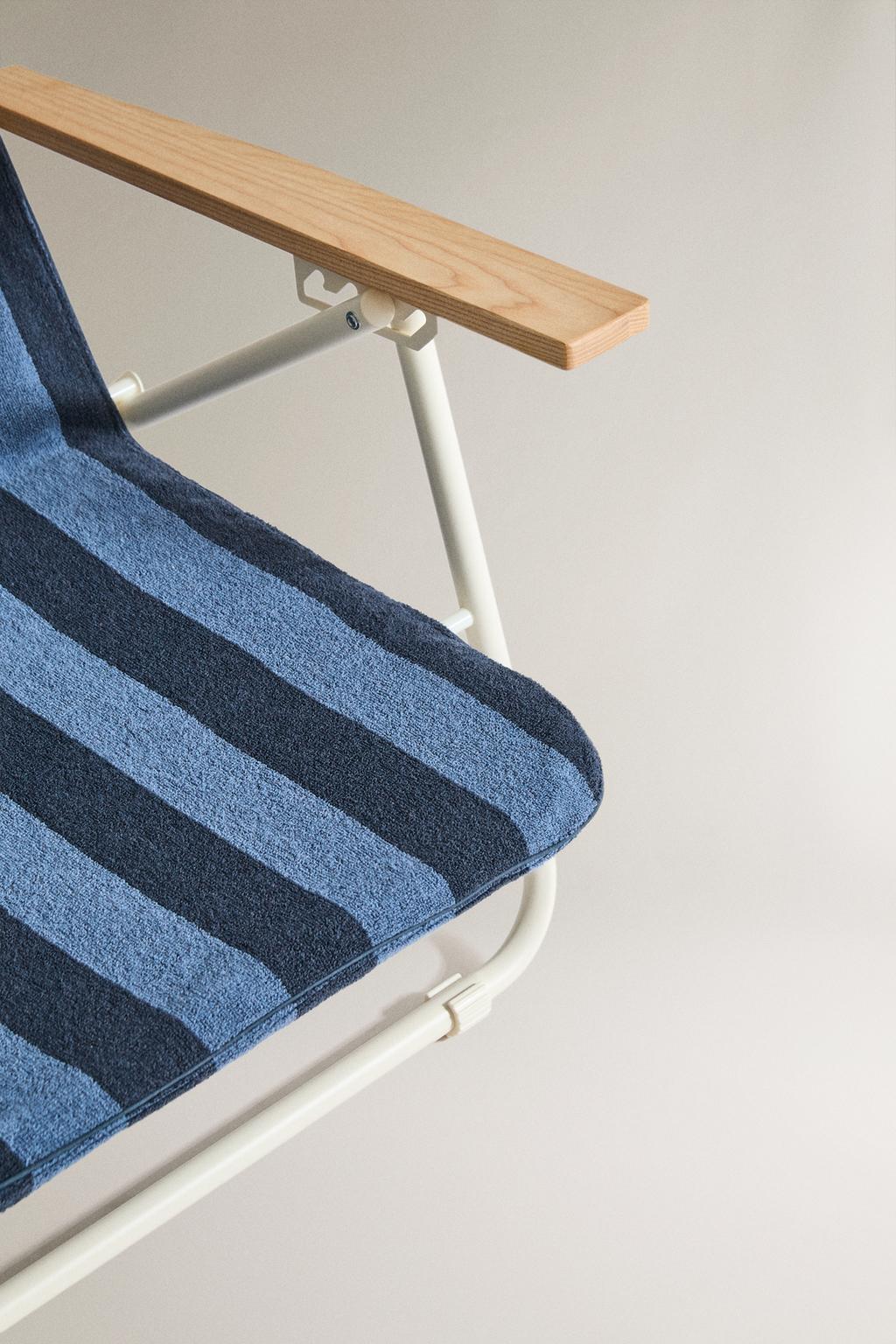 Покрывало для пляжного кресла в полоску