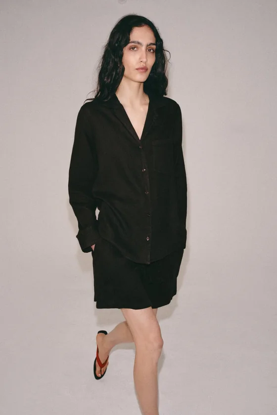 ЛЬНЯНЫЕ ШОРТЫ — коллекция Zara «ZW»
