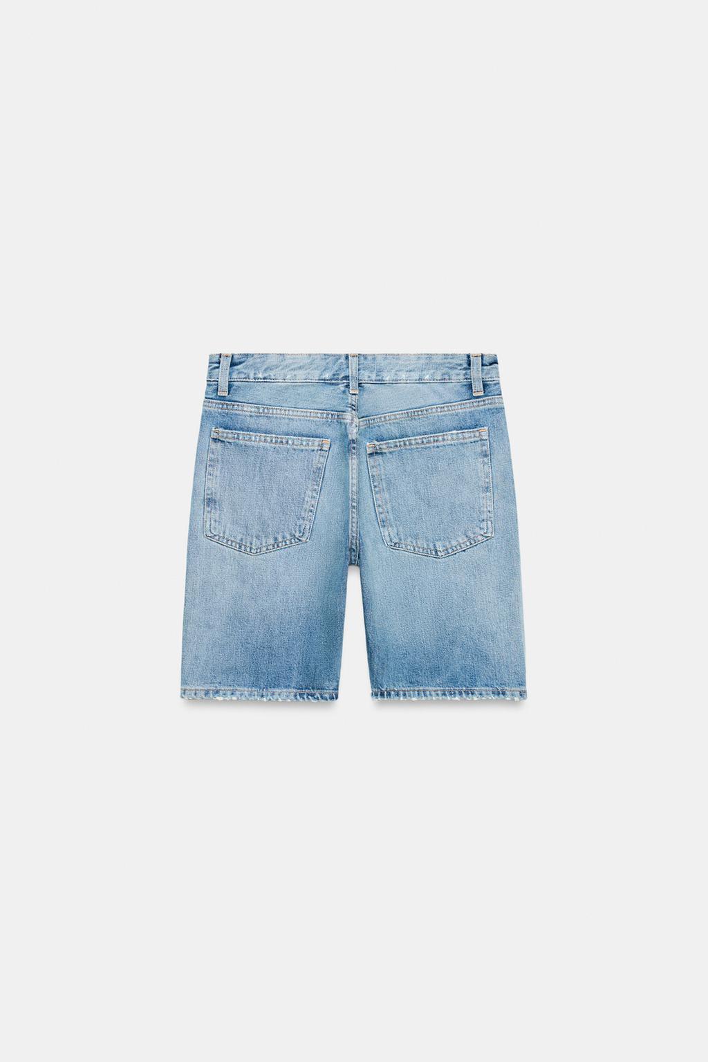 ДЖИНСОВЫЕ ШОРТЫ TRF СО СРЕДНЕЙ ПОСАДКОЙ