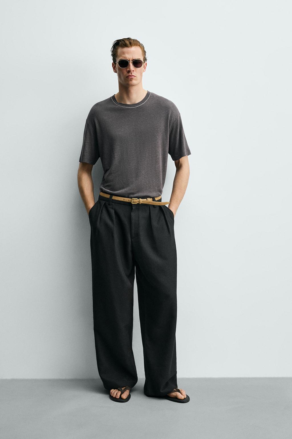 ФУТБОЛКА ИЗ ЛЬНА И ВИСКОЗЫ