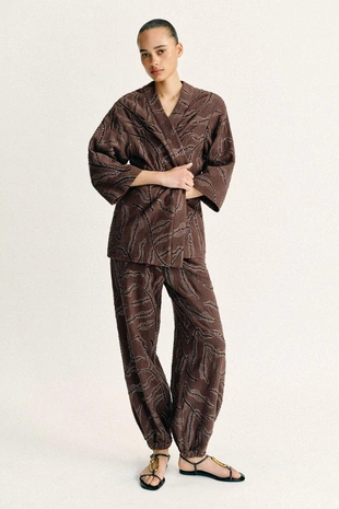 Кимоно с пайетками и блестящей нитью- Заказать в России