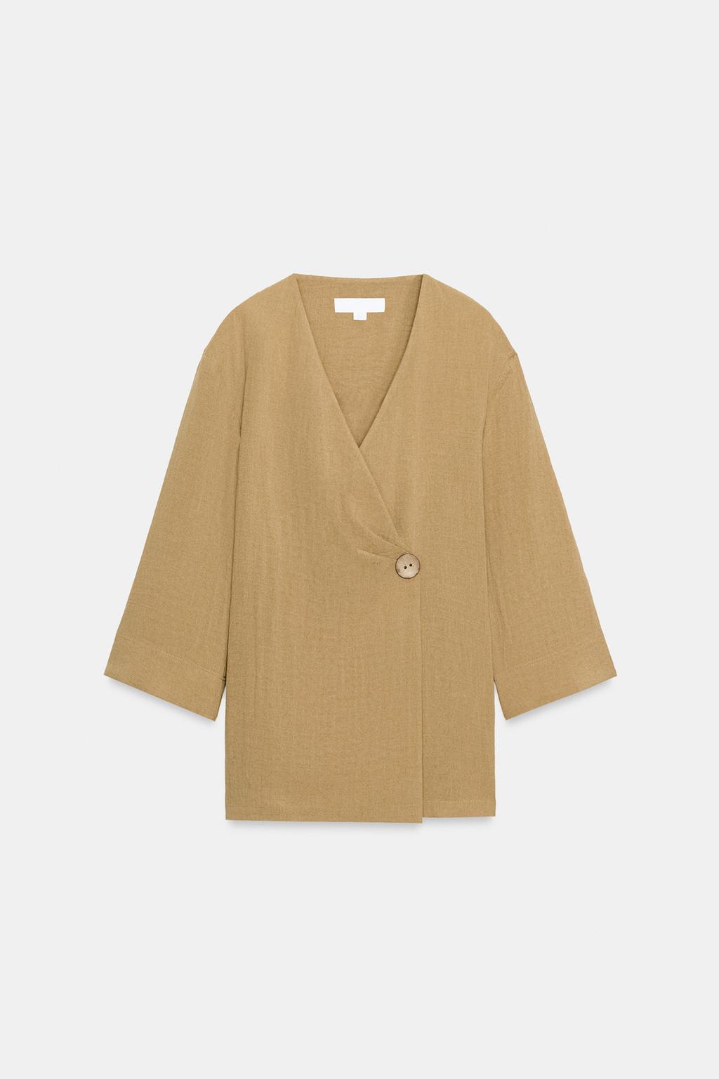 ДВУБОРТНЫЙ ЖАКЕТ С БОКОВЫМИ РАЗРЕЗАМИ