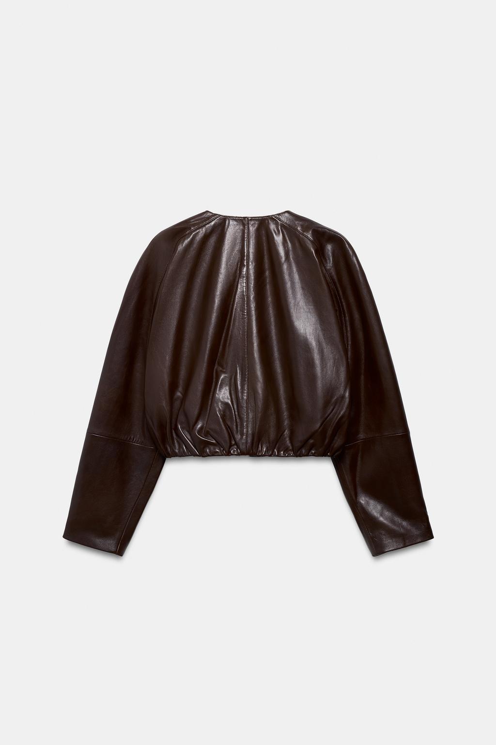 Куртка из ограниченной коллекции zw из натуральной кожи