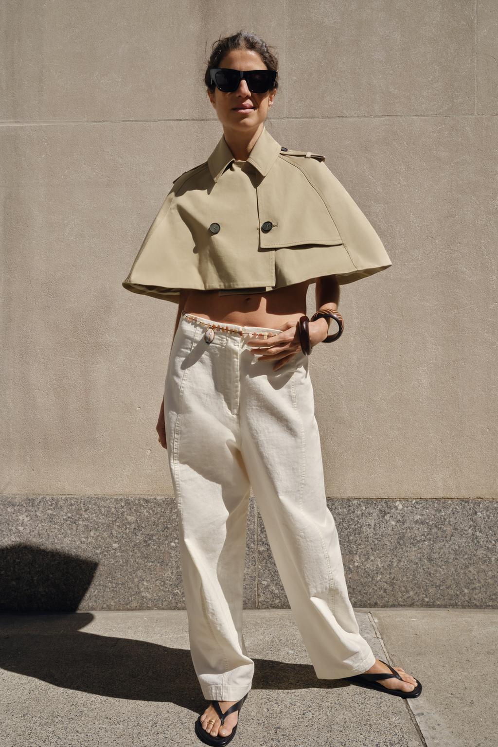 УКОРОЧЕННЫЙ ТРЕНЧ ZW COLLECTION LIMITED EDITION