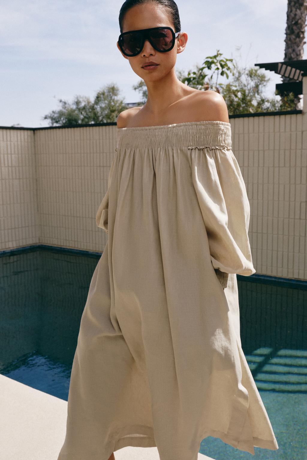 ПЛАТЬЕ МИДИ ИЗ ЛЬНА — ZW COLLECTION