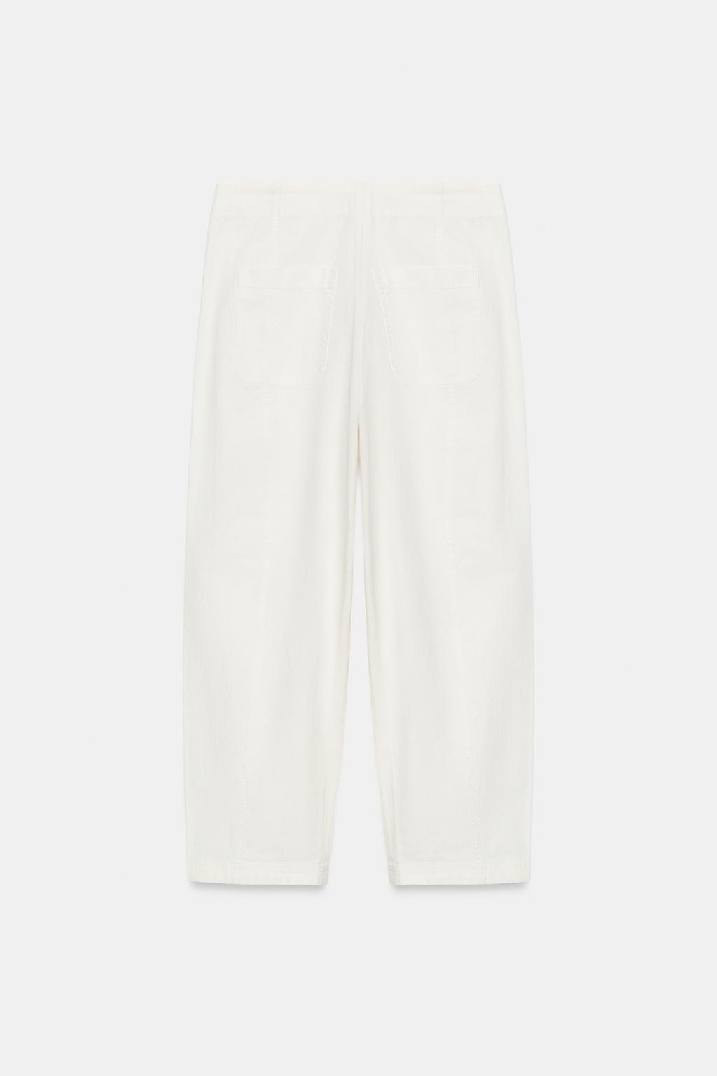 БРЮКИ ИЗ СМЕСОВОГО ЛЬНА — ZW COLLECTION