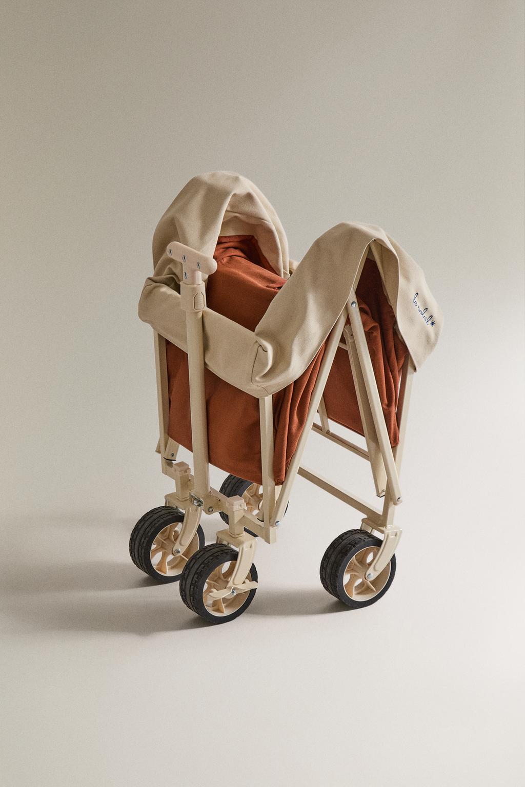 Складной пляжный тележка из хлопка