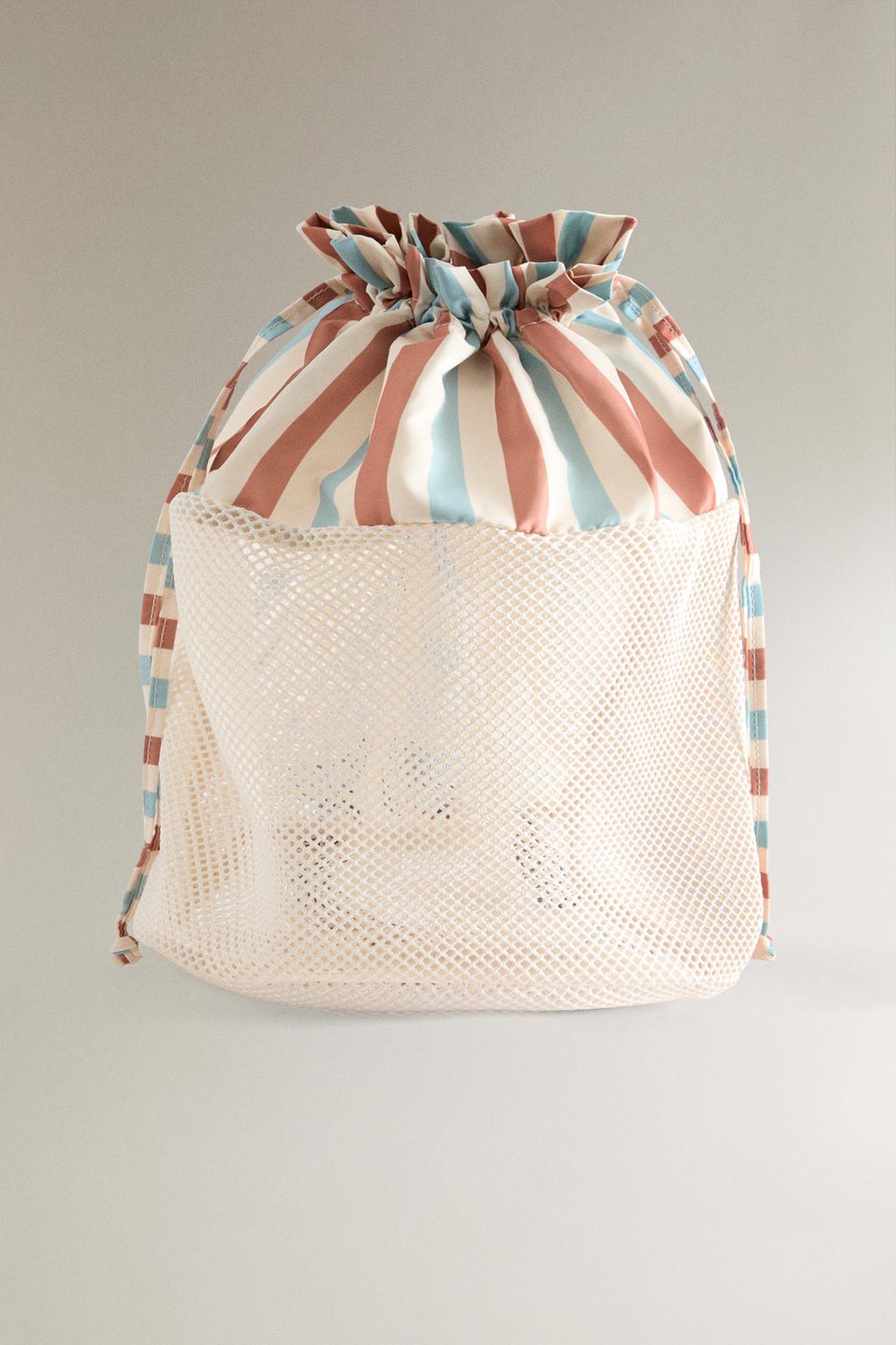 Рюкзак для пляжа в полоску