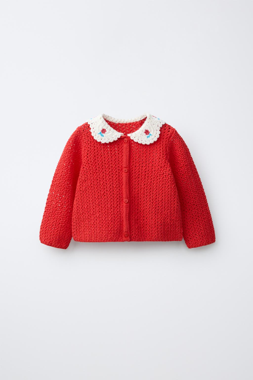 КАРДИГАН С ВЫШИТЫМИ ЦВЕТАМИ