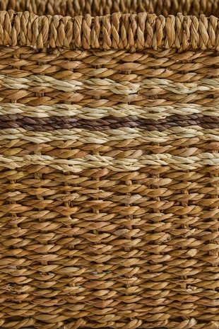 Прямоугольная корзина с полосками- Заказать в России