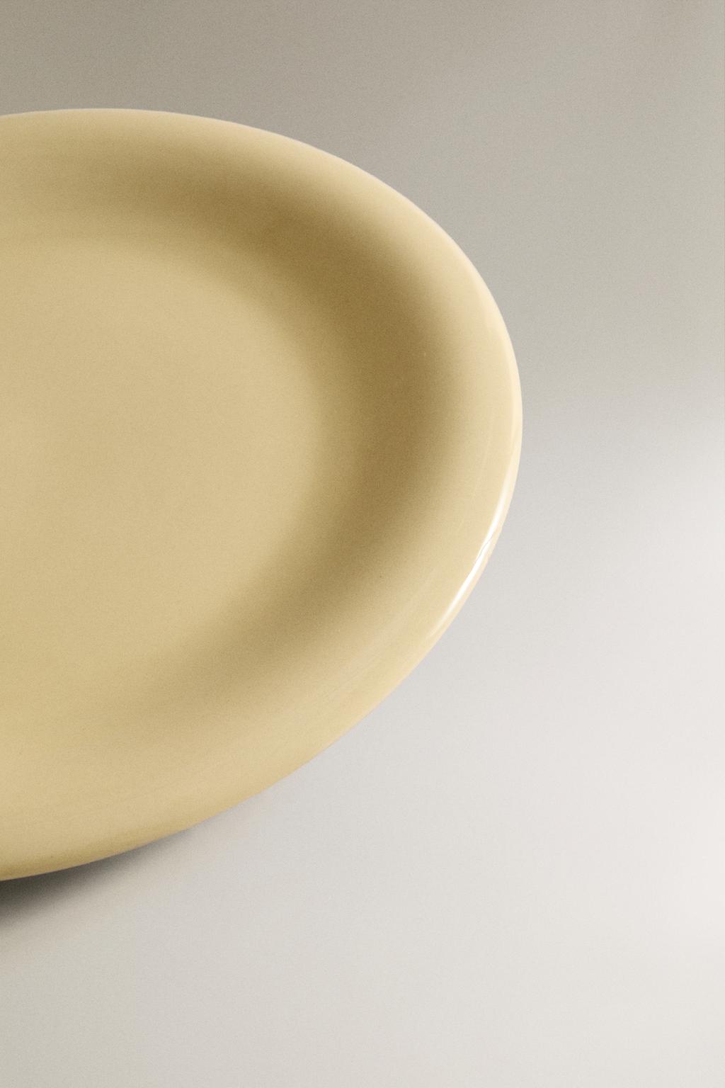 Эмалированный обеденный фарфоровый тарелка