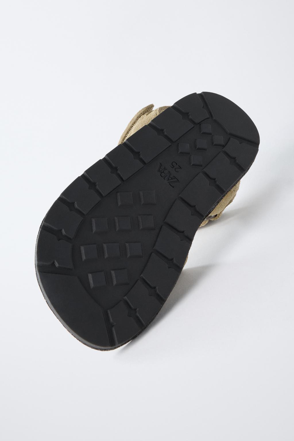 Кожаные сандалии