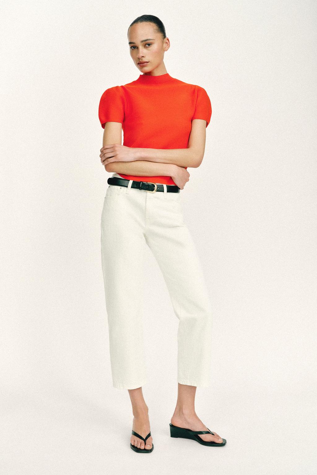 УКОРОЧЕННЫЕ ДЖИНСЫ Z1975 СО СРЕДНЕЙ ПОСАДКОЙ