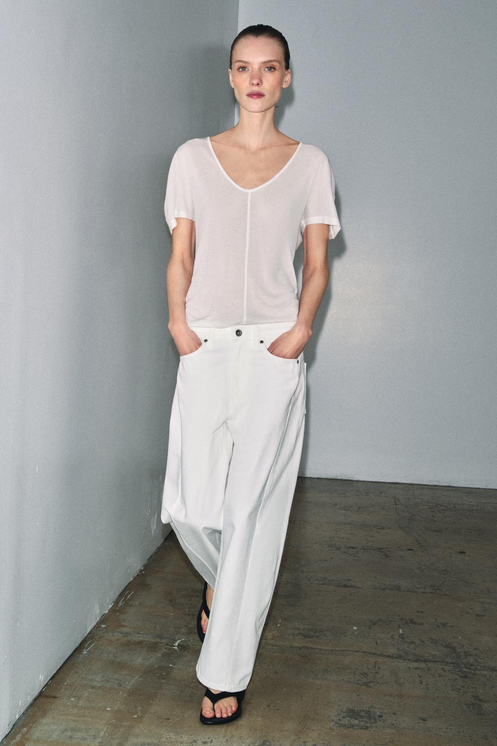 ДЖИНСЫ ZW COLLECTION ANKLE RELAXED СО СРЕДНЕЙ ПОСАДКОЙ