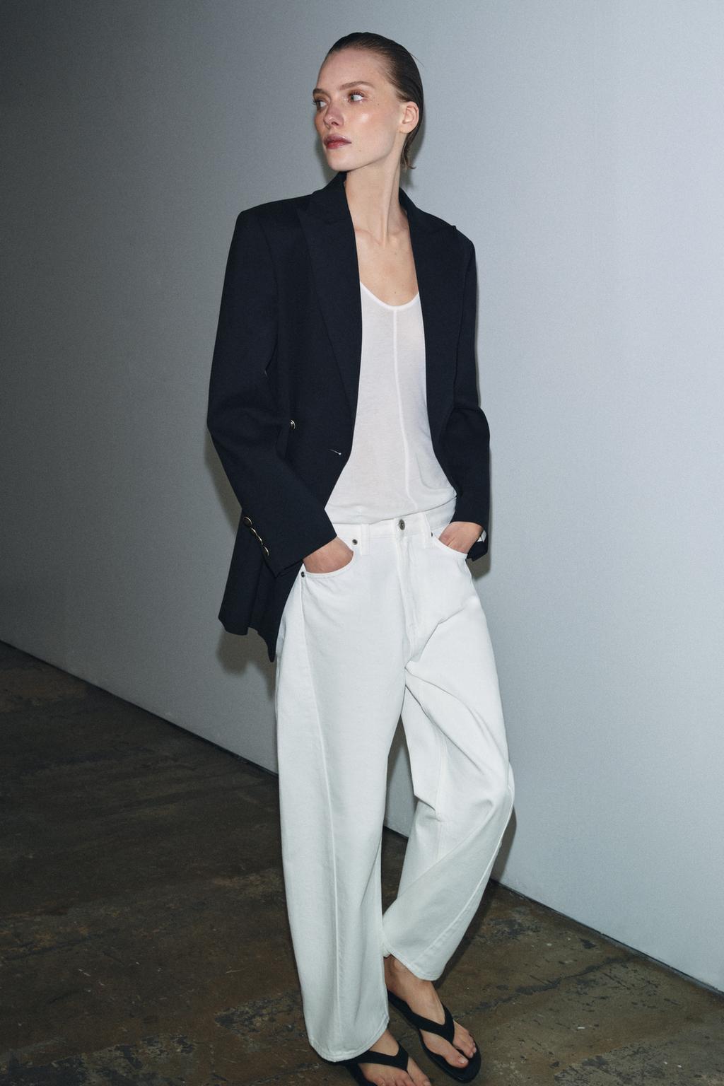 ДЖИНСЫ ZW COLLECTION ANKLE RELAXED СО СРЕДНЕЙ ПОСАДКОЙ