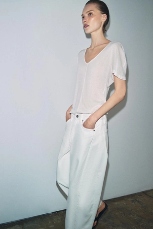 Джинсы Zw Collection Ankle Relaxed со средней посадкой- Заказать в России