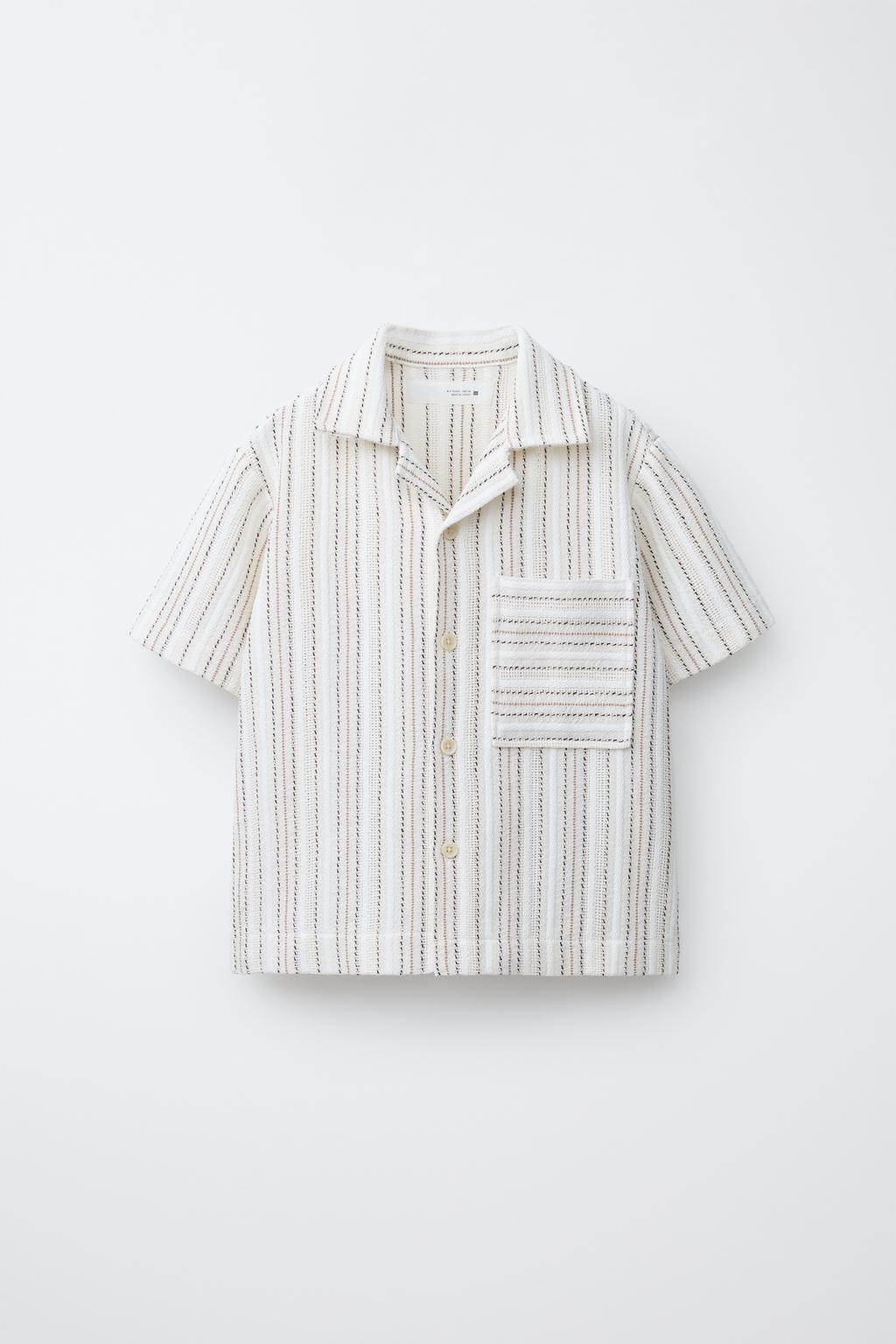 РУБАШКА-БОУЛИНГ В ПОЛОСКУ