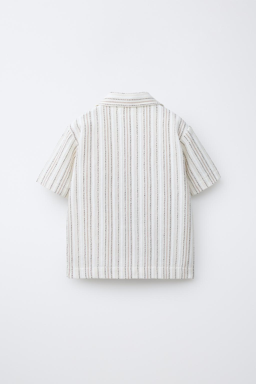 РУБАШКА-БОУЛИНГ В ПОЛОСКУ