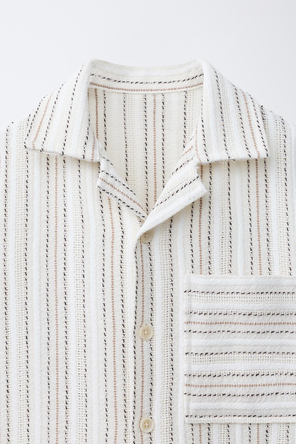 РУБАШКА-БОУЛИНГ В ПОЛОСКУ