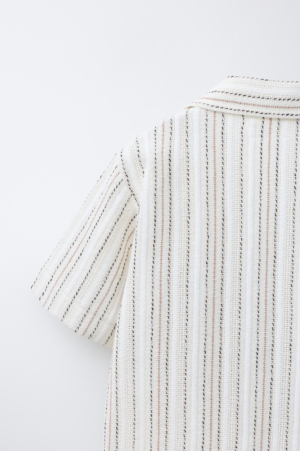 РУБАШКА-БОУЛИНГ В ПОЛОСКУ