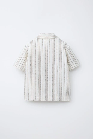 Рубашка-боулинг в полоску- Заказать в России