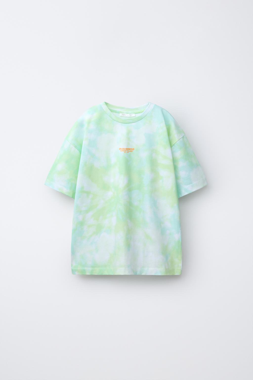 6-14 ЛЕТ/ПИЖАМА TIE-DYE С НАДПИСЬЮ