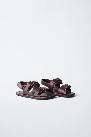 Кожаные сандалии- Заказать в России