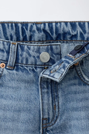 Джинсовые шорты с разрезами- Заказать в России