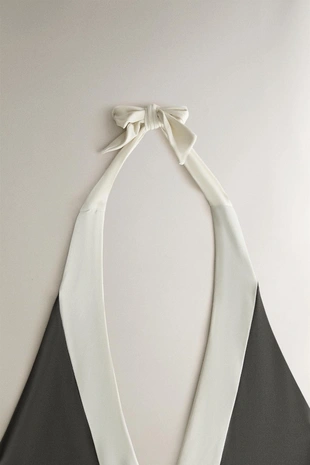 Купальник с завязкой на шее для пляжа- Заказать в России