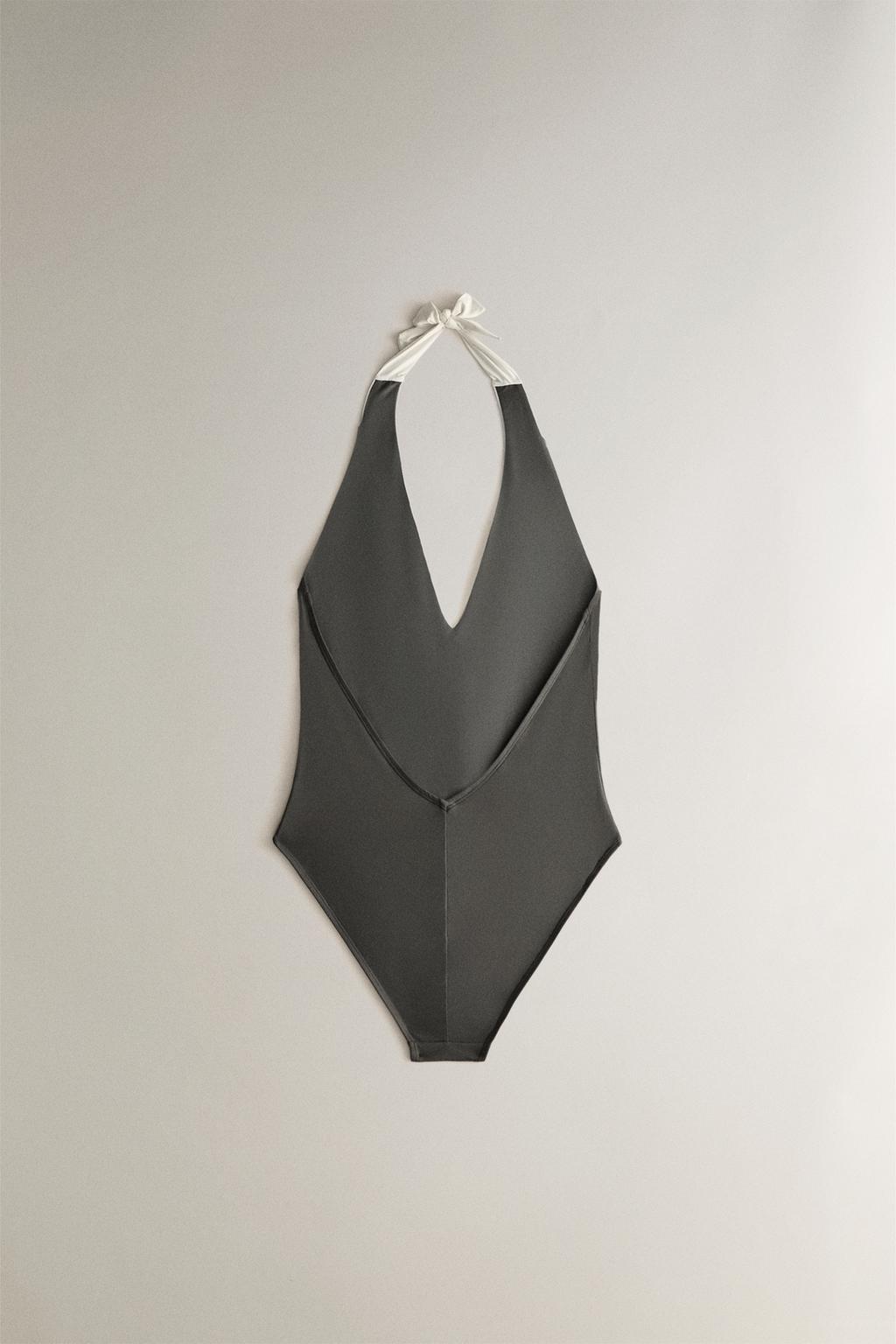 Купальник с завязкой на шее для пляжа