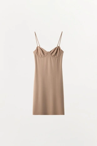 Мини-платье из смесового полиамида