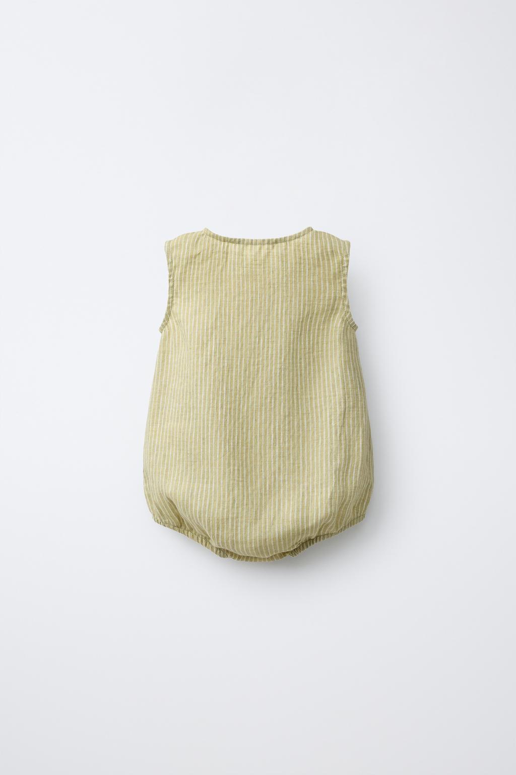 КОМБИНЕЗОН 100% ЛЕН В ПОЛОСКУ