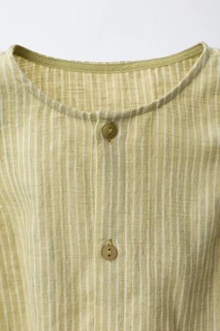 Комбинезон 100% лен в полоску- Заказать в России