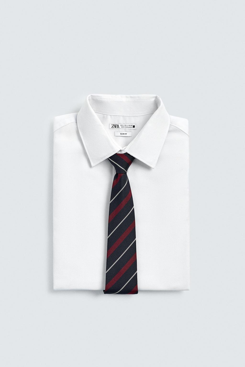 ГАЛСТУК 100% ШЕЛК ПОЛОСЫ