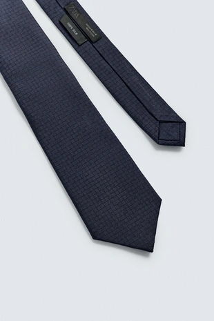 Галстук из 100% шелка рельефный- Заказать в России