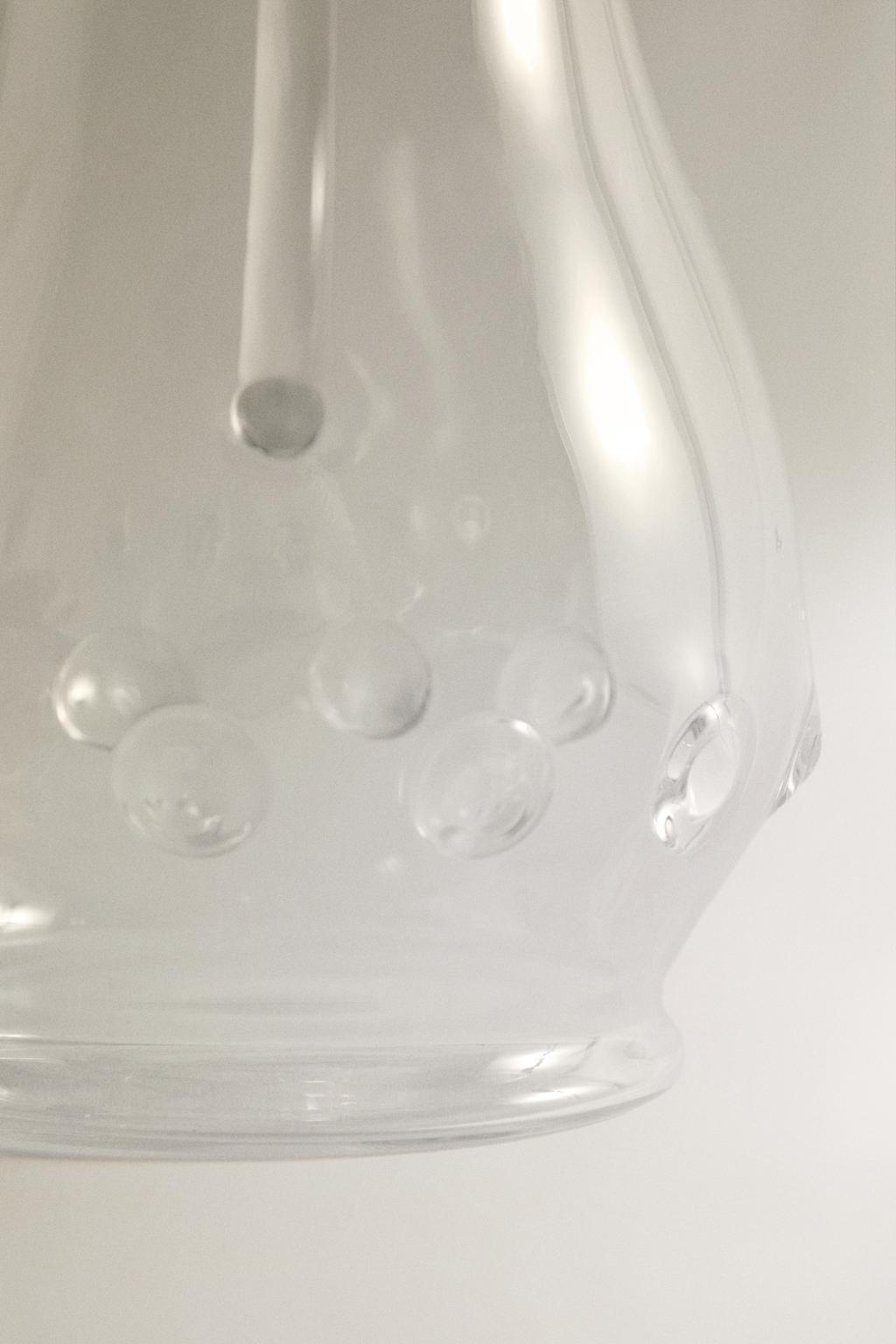 Кувшин из боросиликатного стекла с точками