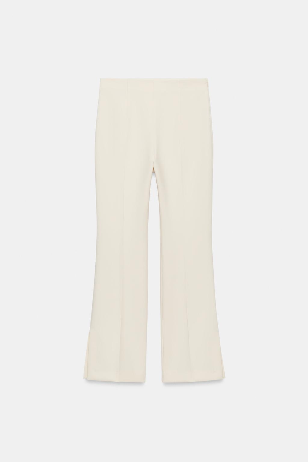 УКОРОЧЕННЫЕ БРЮКИ С ВЫСОКОЙ ПОСАДКОЙ — ZW COLLECTION