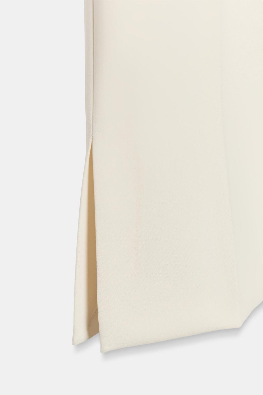 УКОРОЧЕННЫЕ БРЮКИ С ВЫСОКОЙ ПОСАДКОЙ — ZW COLLECTION