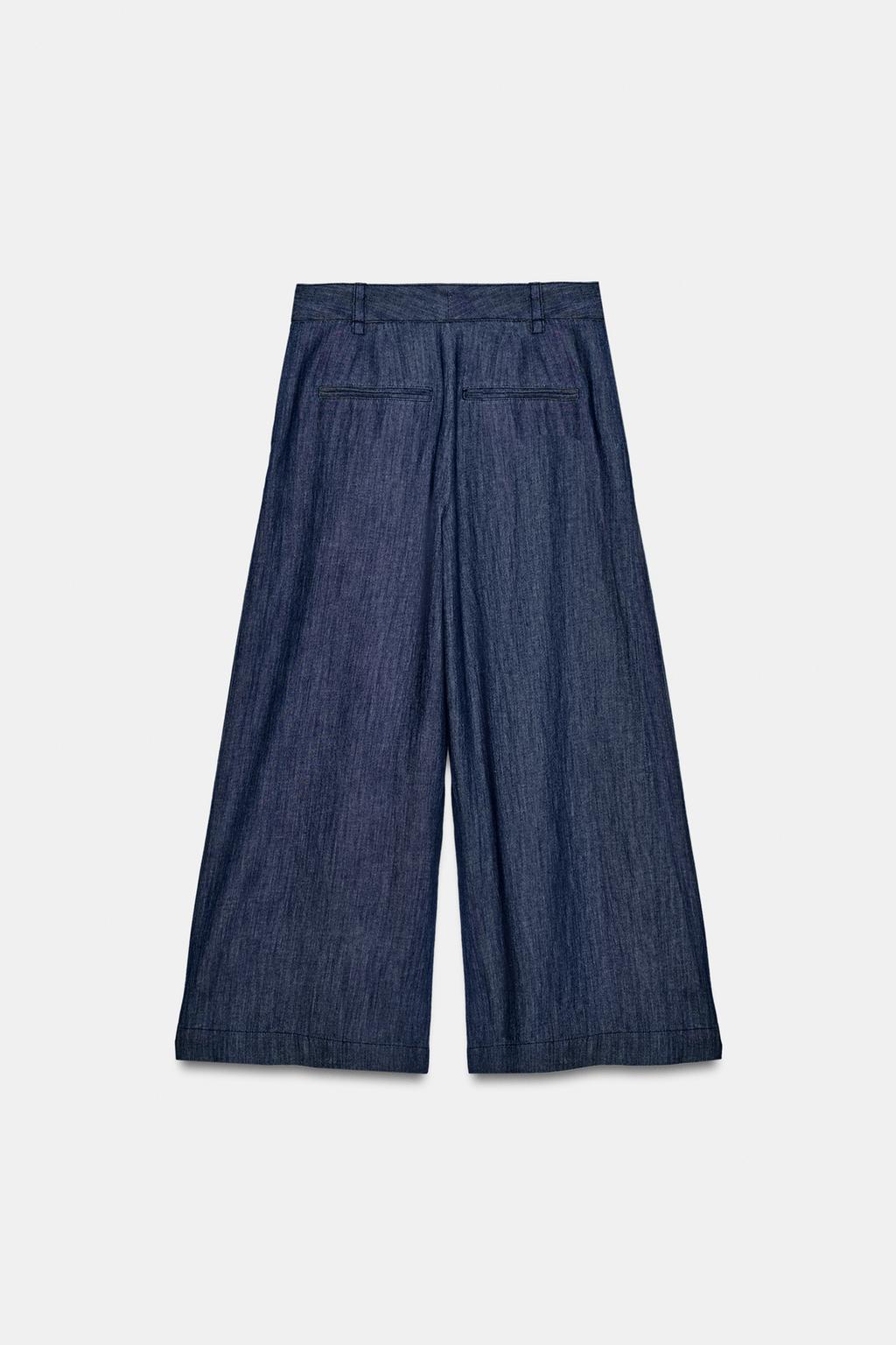 БРЮКИ-КЮЛОТЫ С ЗАЩИПАМИ