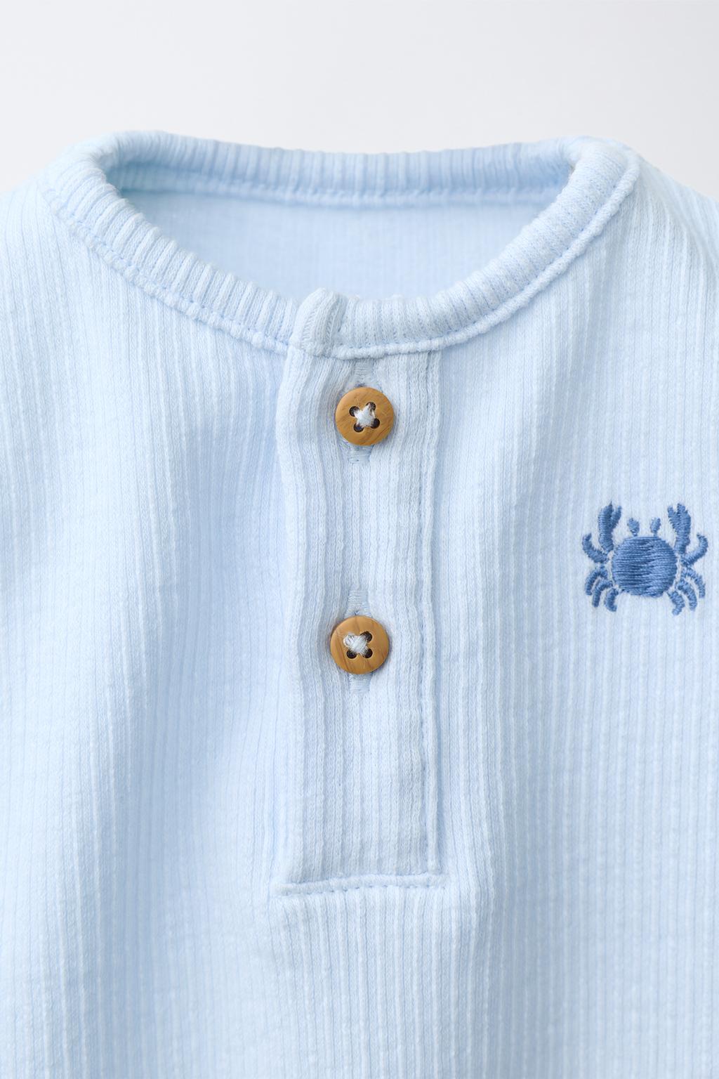 БОДИ С ВЫШИВКОЙ «КРАБ»