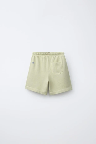 Шорты из мягкой ткани с надписью