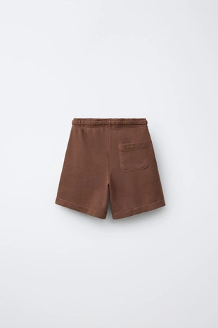 Шорты из мягкой ткани с надписью- Заказать в России