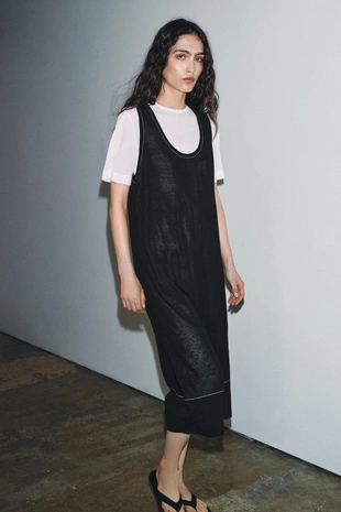 Комбинированное трикотажное платье- Заказать в России